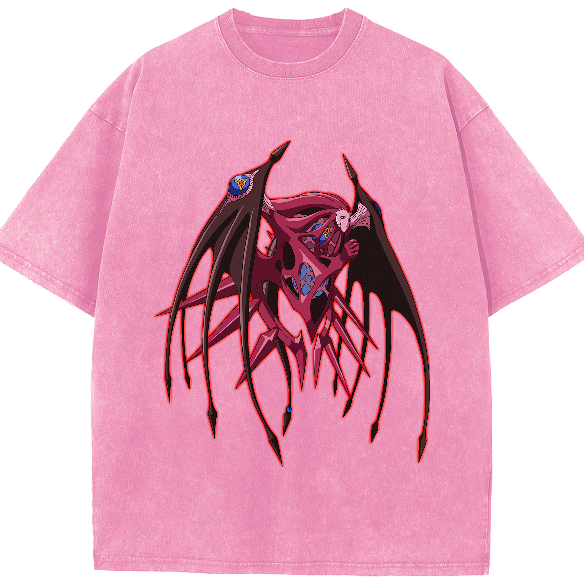 （画像用） 遊☆戯☆王 Yu-Gi-Oh! 綿100% ヴィンテージ風 半袖Tシャツ（フロントプリント）